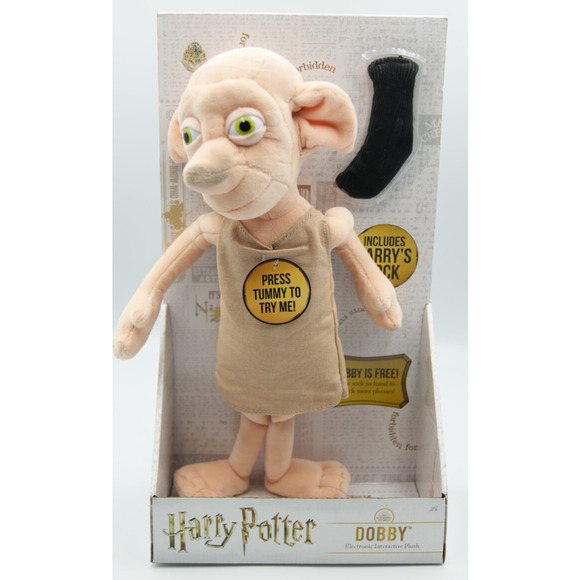 Harry Potter Dobby Electronic Interactive Plush Toy – New, Needs Battery - Picture 1 of 2